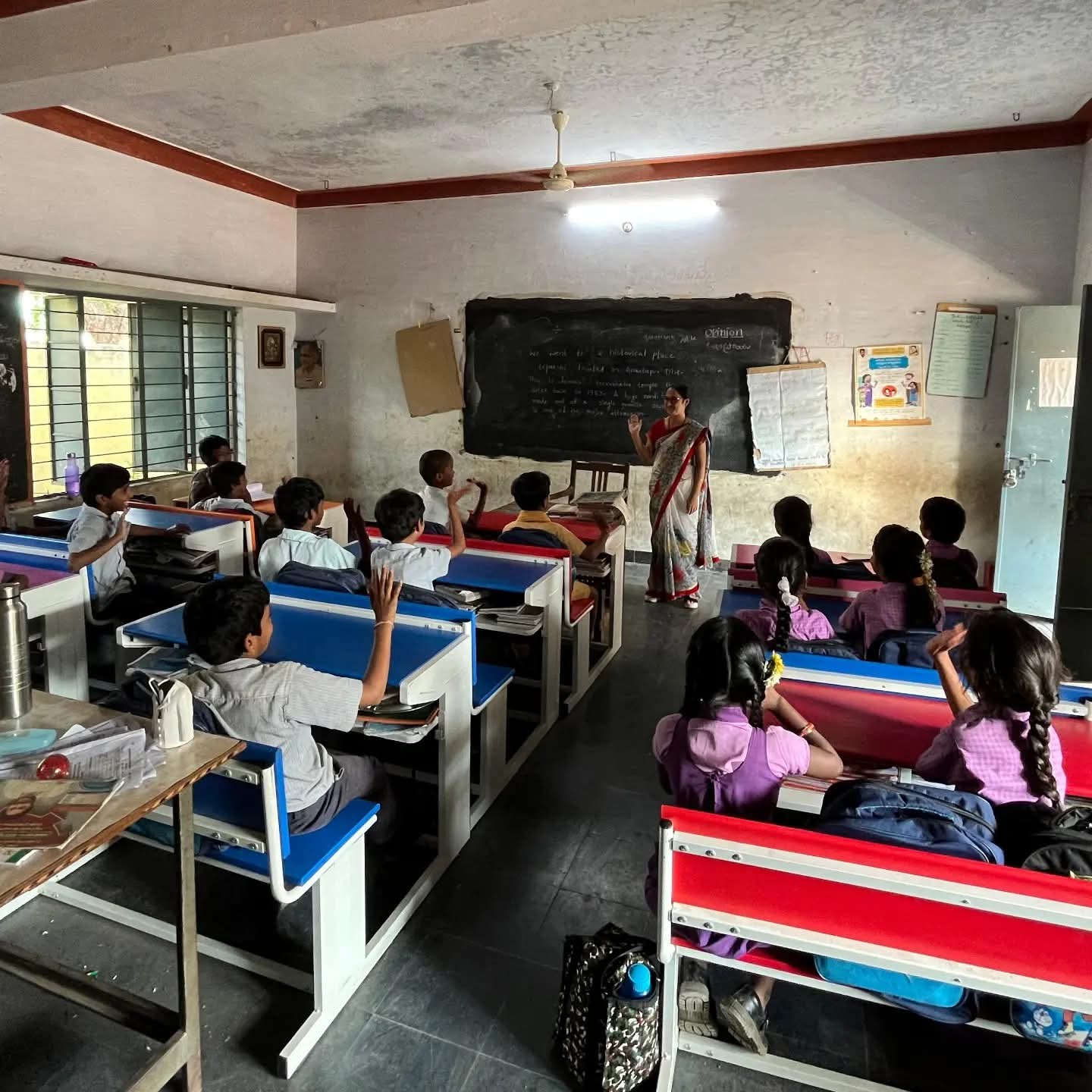 VTC team with students